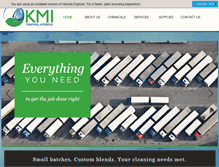 Tablet Screenshot of kmicleaningsolutions.com